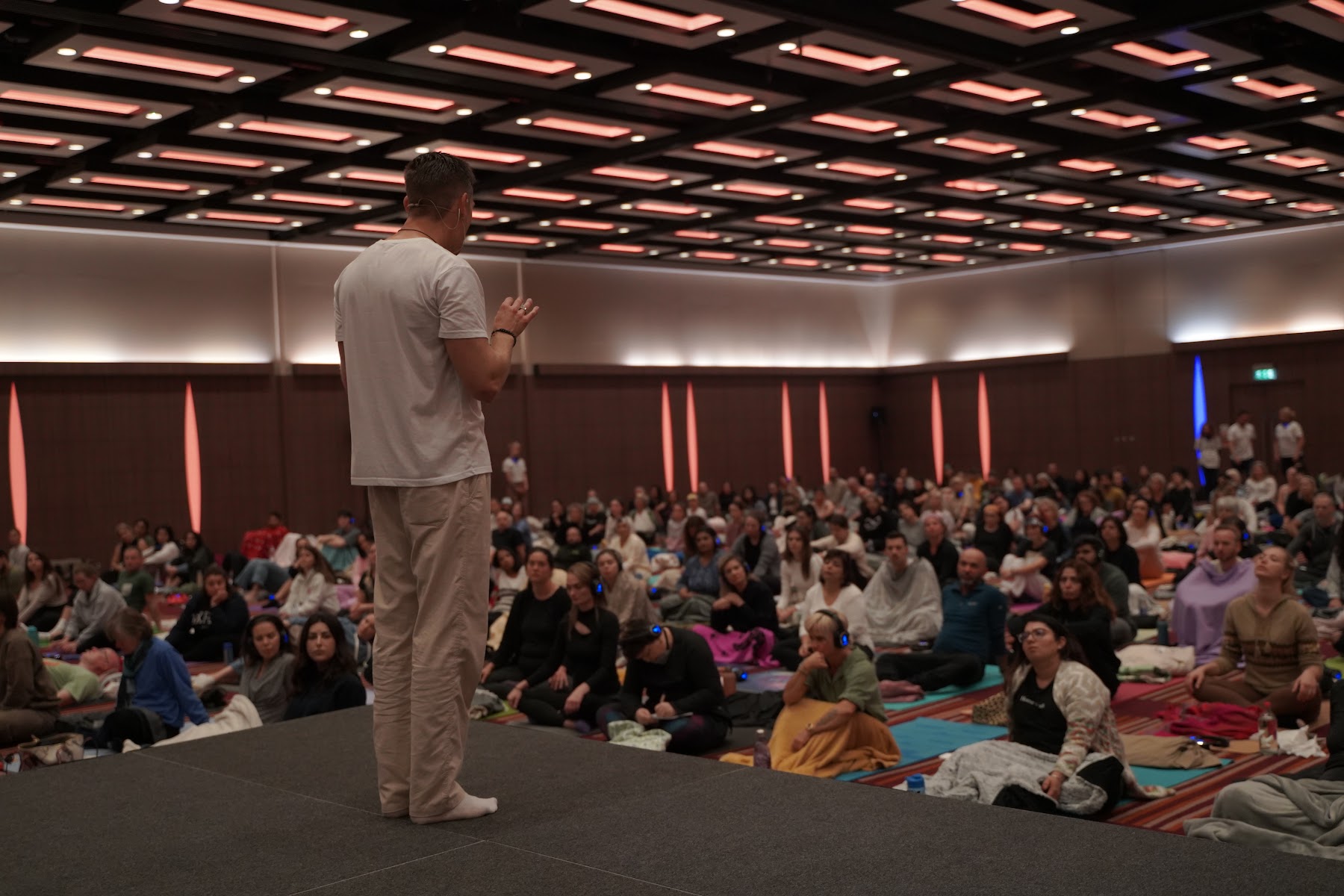 A Holosomatic® Breathwork session at InnerCamp