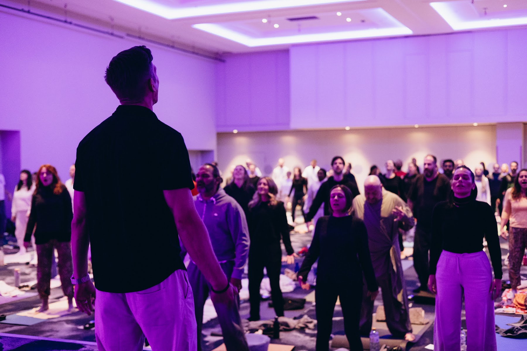 A Holosomatic® Breathwork session at InnerCamp
