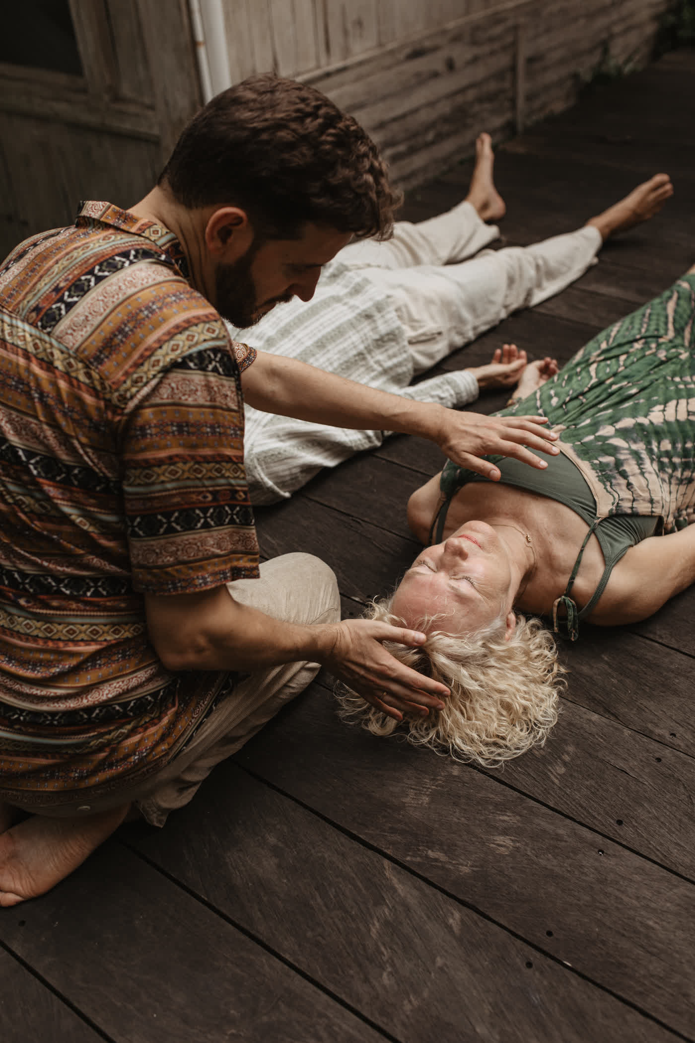 A Holosomatic® Bodywork session at InnerCamp