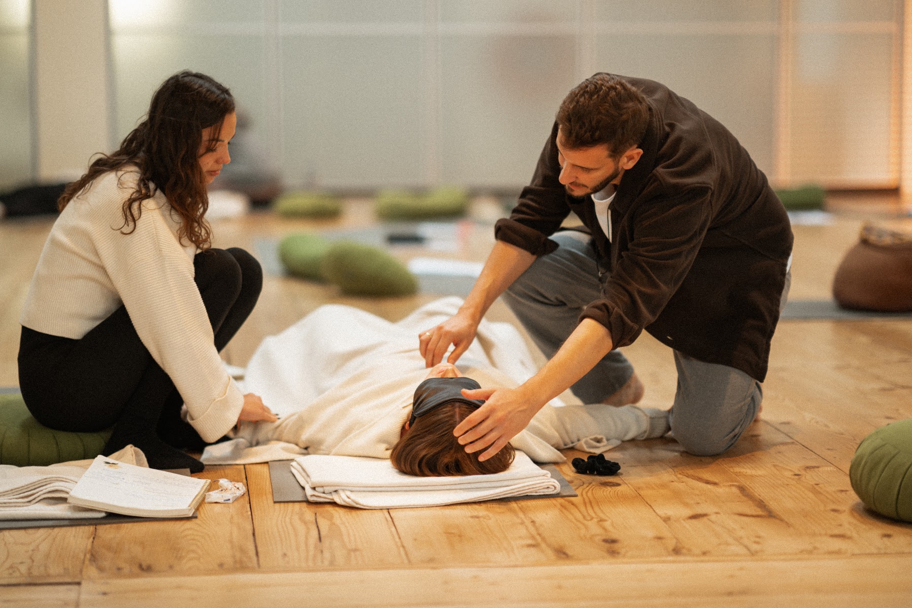 A Holosomatic® Bodywork session at InnerCamp