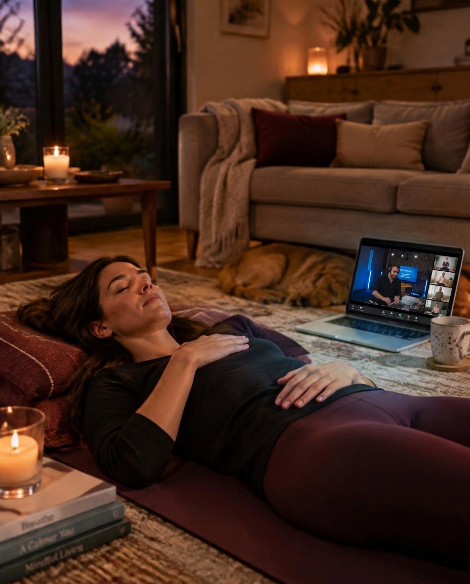 A guided Holosomatic® breath and body practice